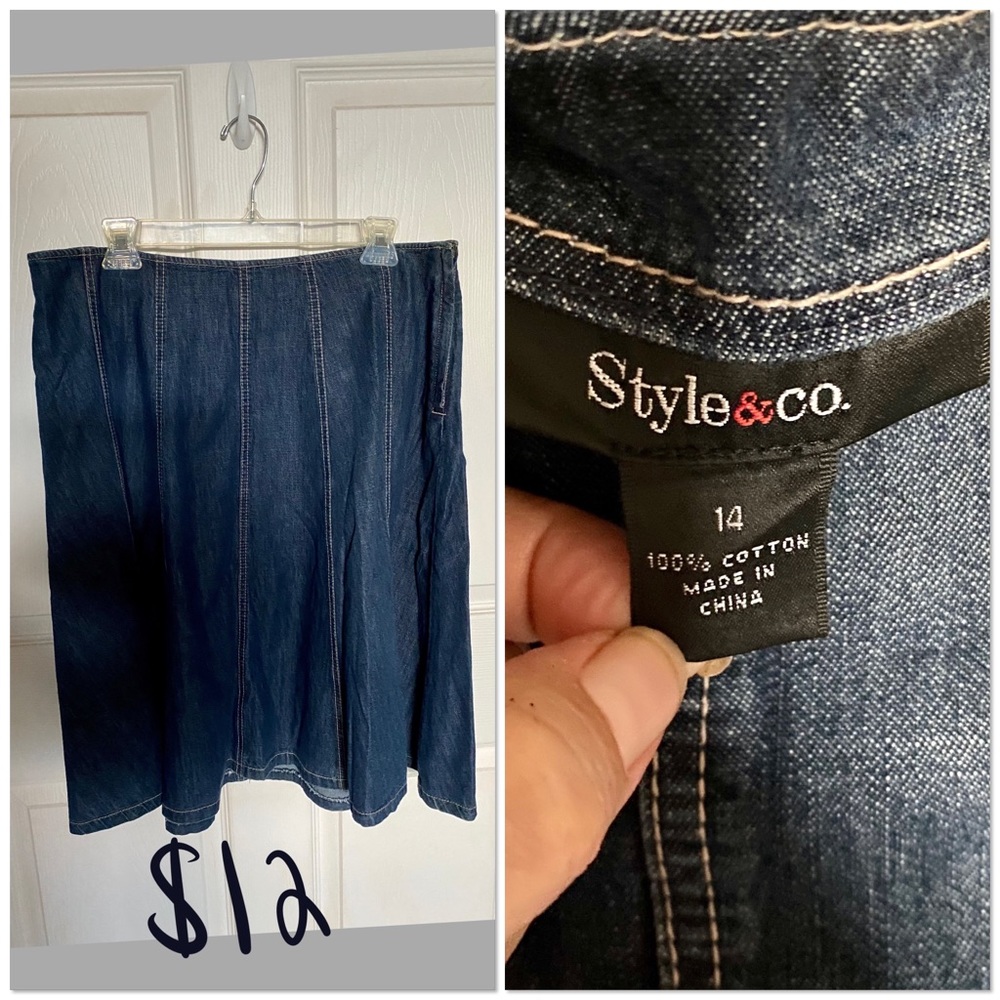 Denim skirt